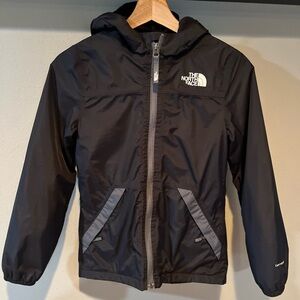 The North Face Black Hooded Lined Rain Jacket